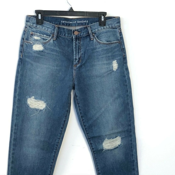 Articles of Society Jean Janis Boyfriend Distress - Picture 5 of 8